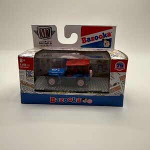 2022 M2 Machines Bazooka Bubble Gum 75th Anniversary Willys MB Jeep Sealed